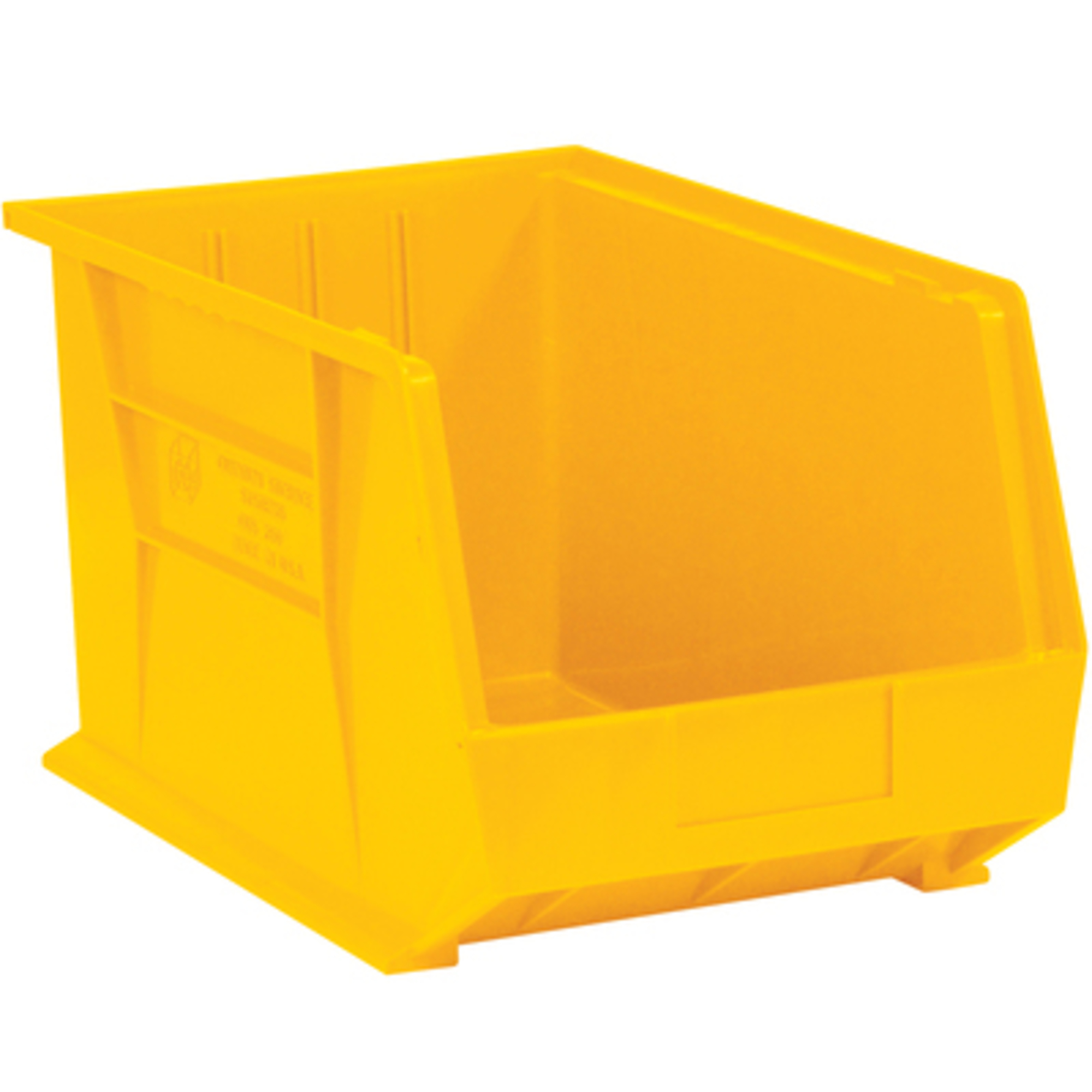 16 x 11 x 8in. Yellow Plastic Stack HBB 4/CS, Height 8 in, Width 11 in, Bins Included (qty.) 4 Model# BINP1611Y